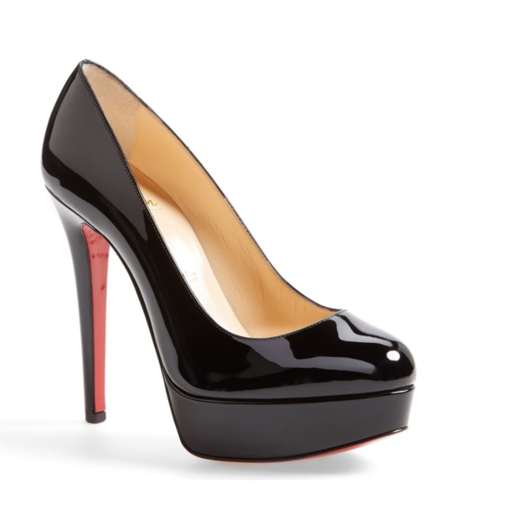 Louboutin - Bianca - Patent Black 120mm - sz8